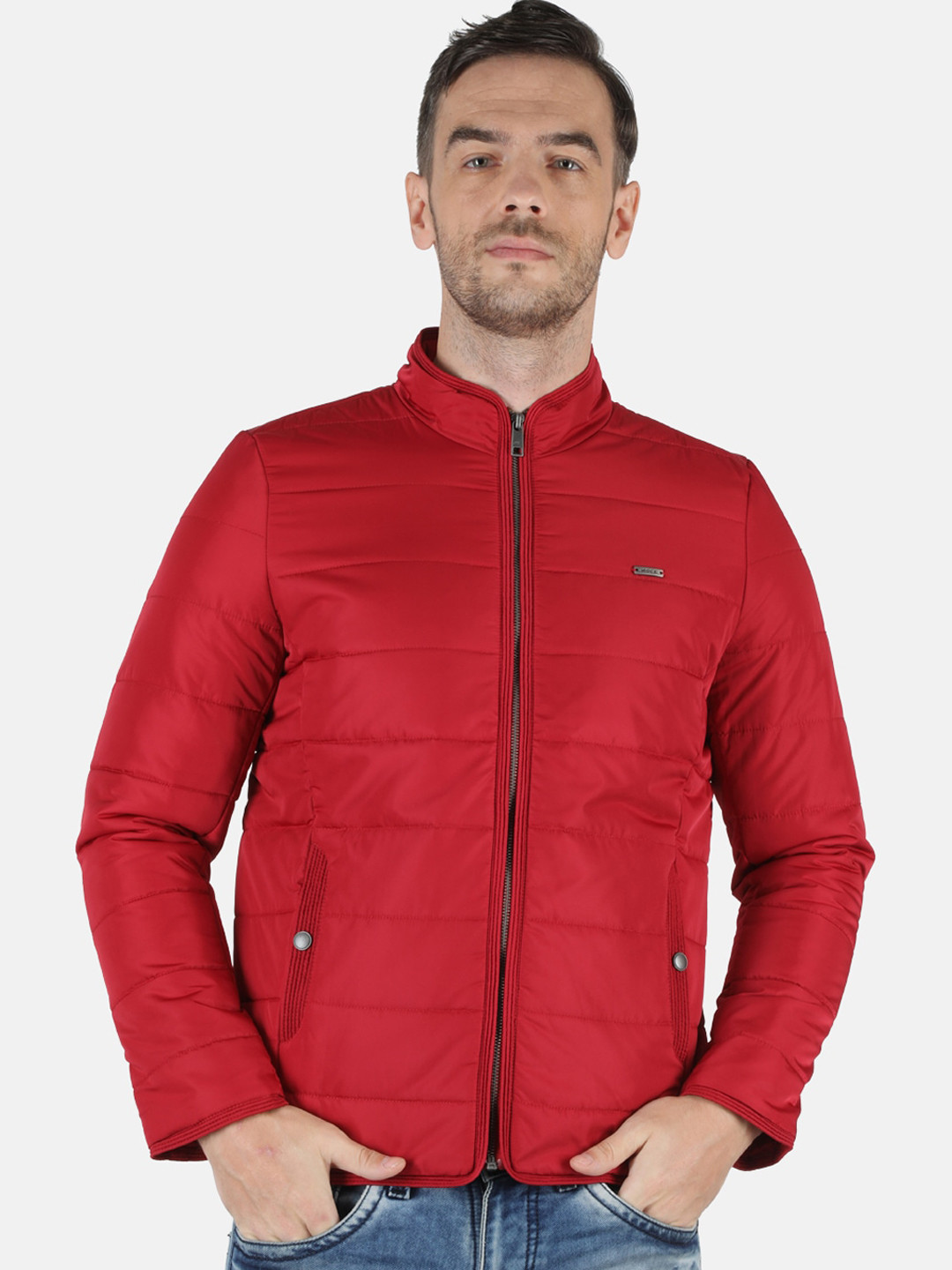 Buy Monte Carlo Men Red Lightweight Padded Jacket Jackets for Men