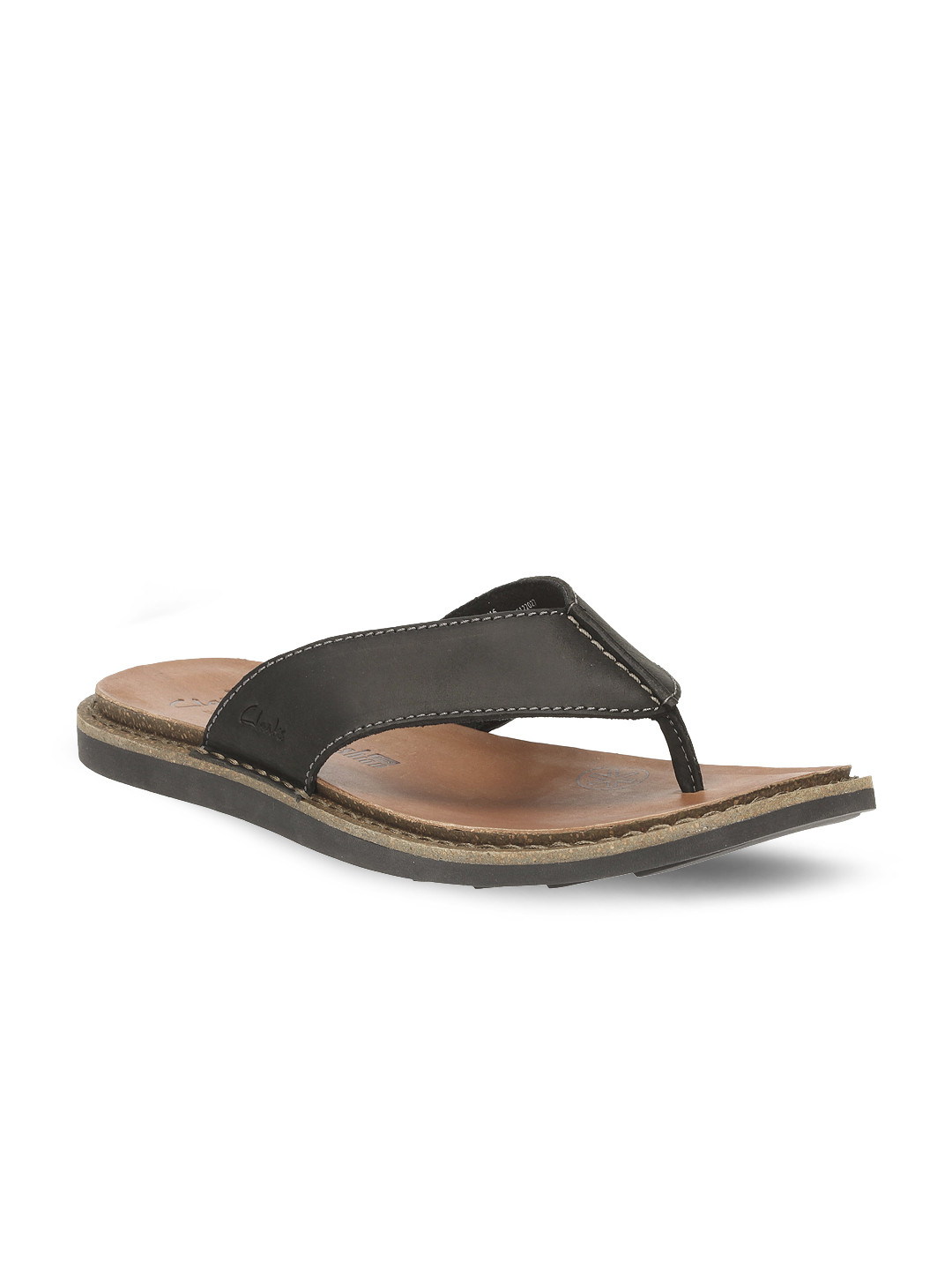 clarks flip flops for men leather
