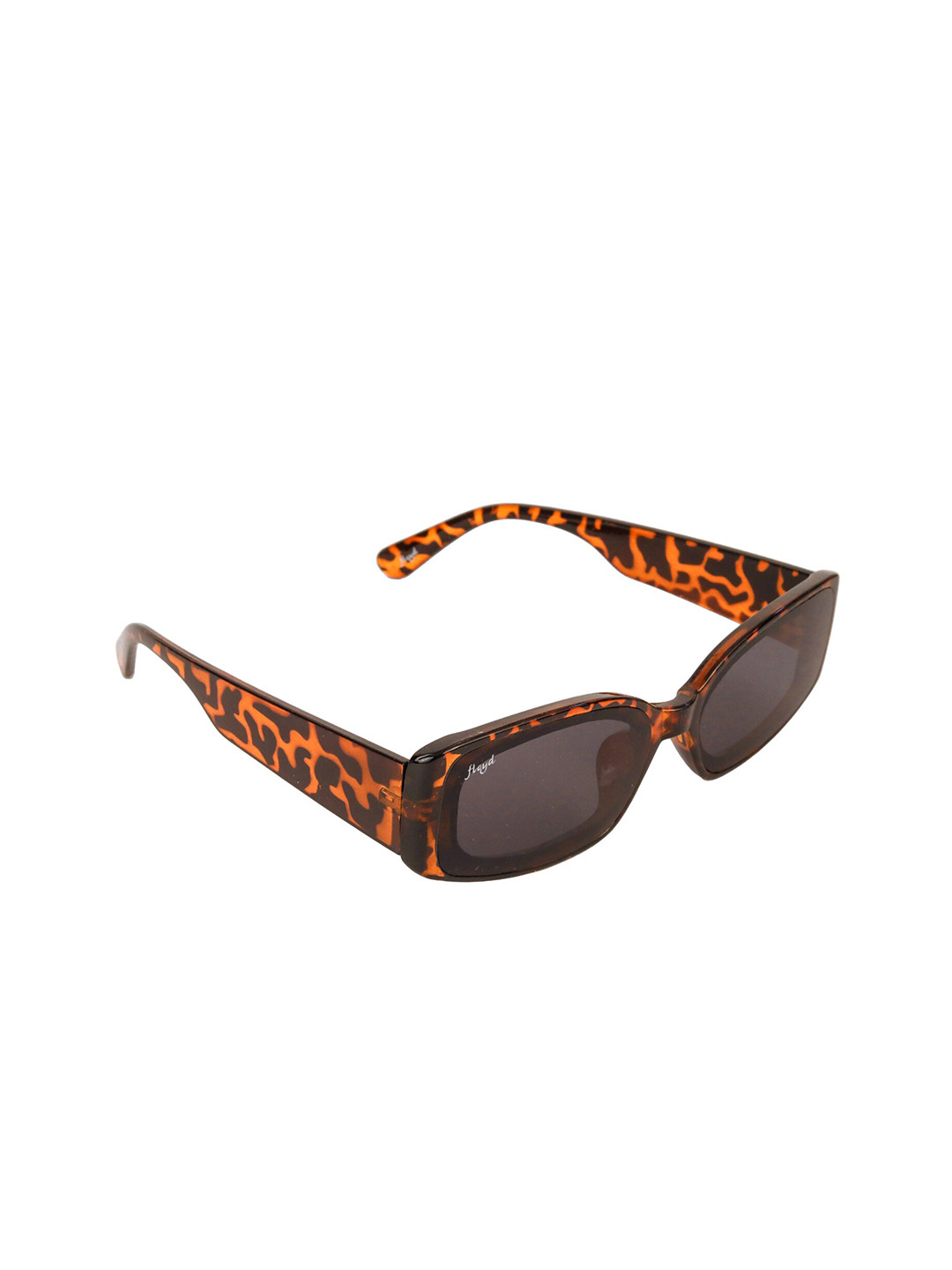 Buy Floyd Adult Burgundy Lens & Black Rectangle Sunglasses With UV