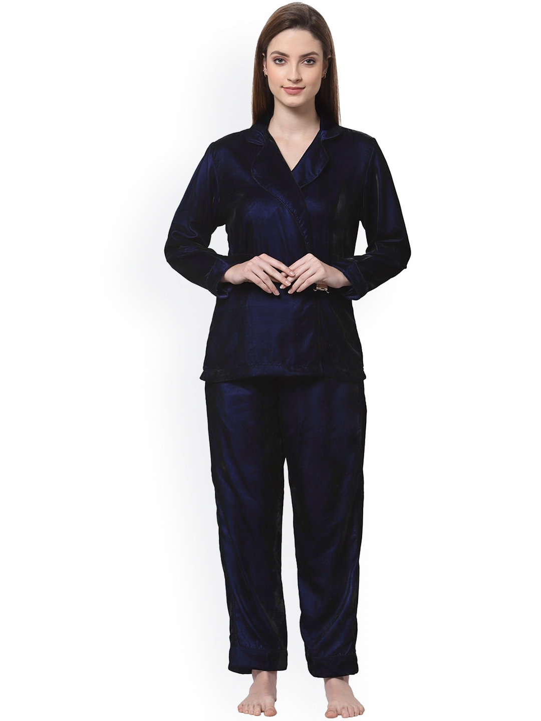velvet night suit for women