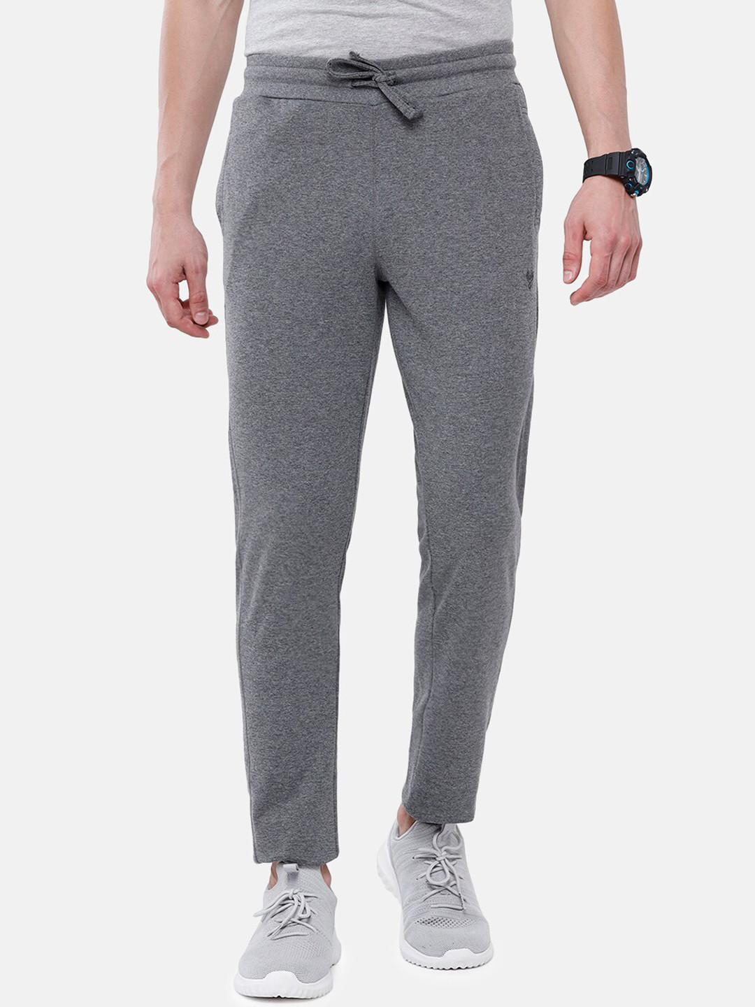 Buy Classic Polo Men Grey Solid Slim Fit Track Pants Track Pants for