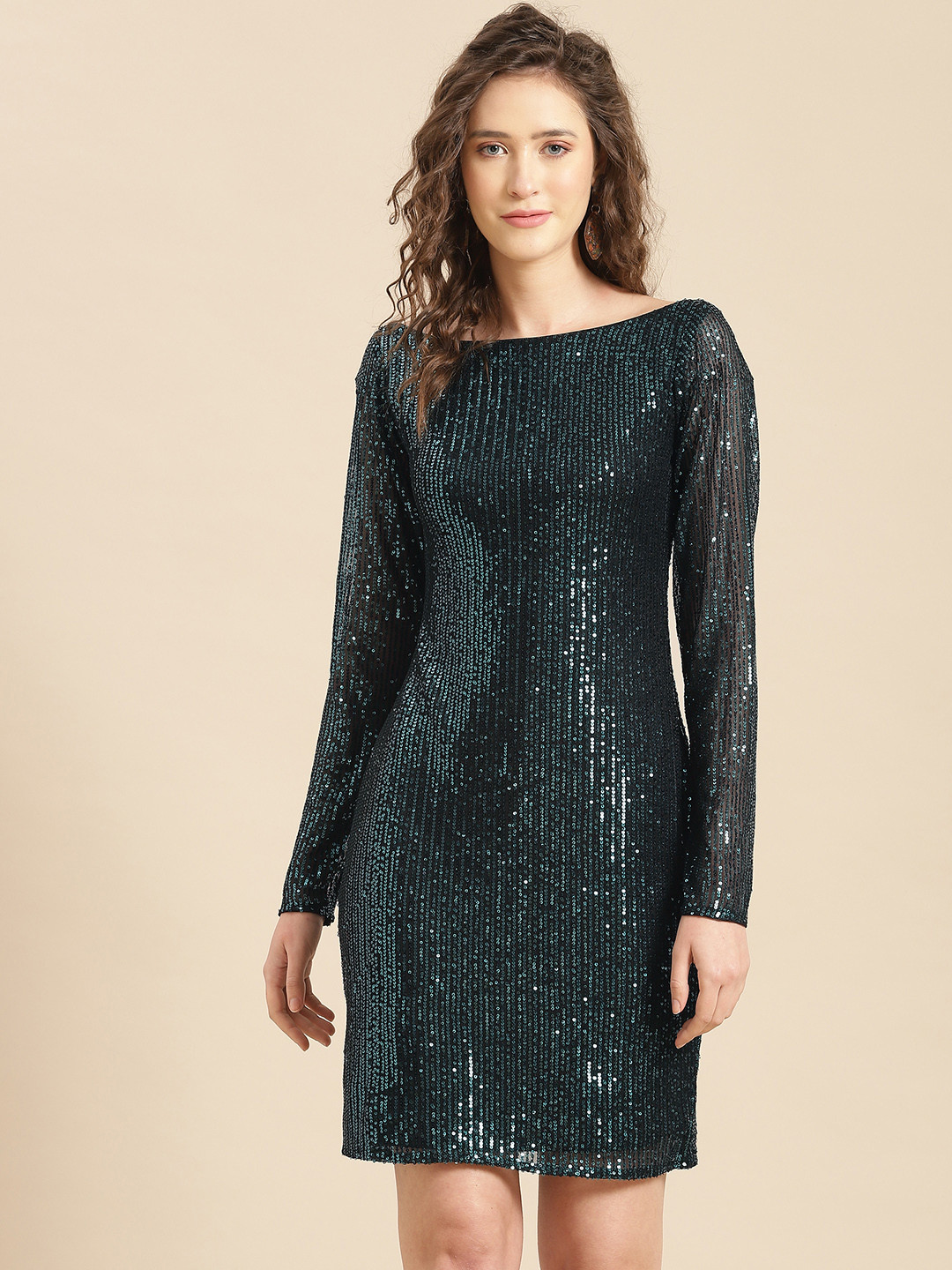 Buy WoowZerz Women Green Bodycon Dress Dresses For Women 16995114 