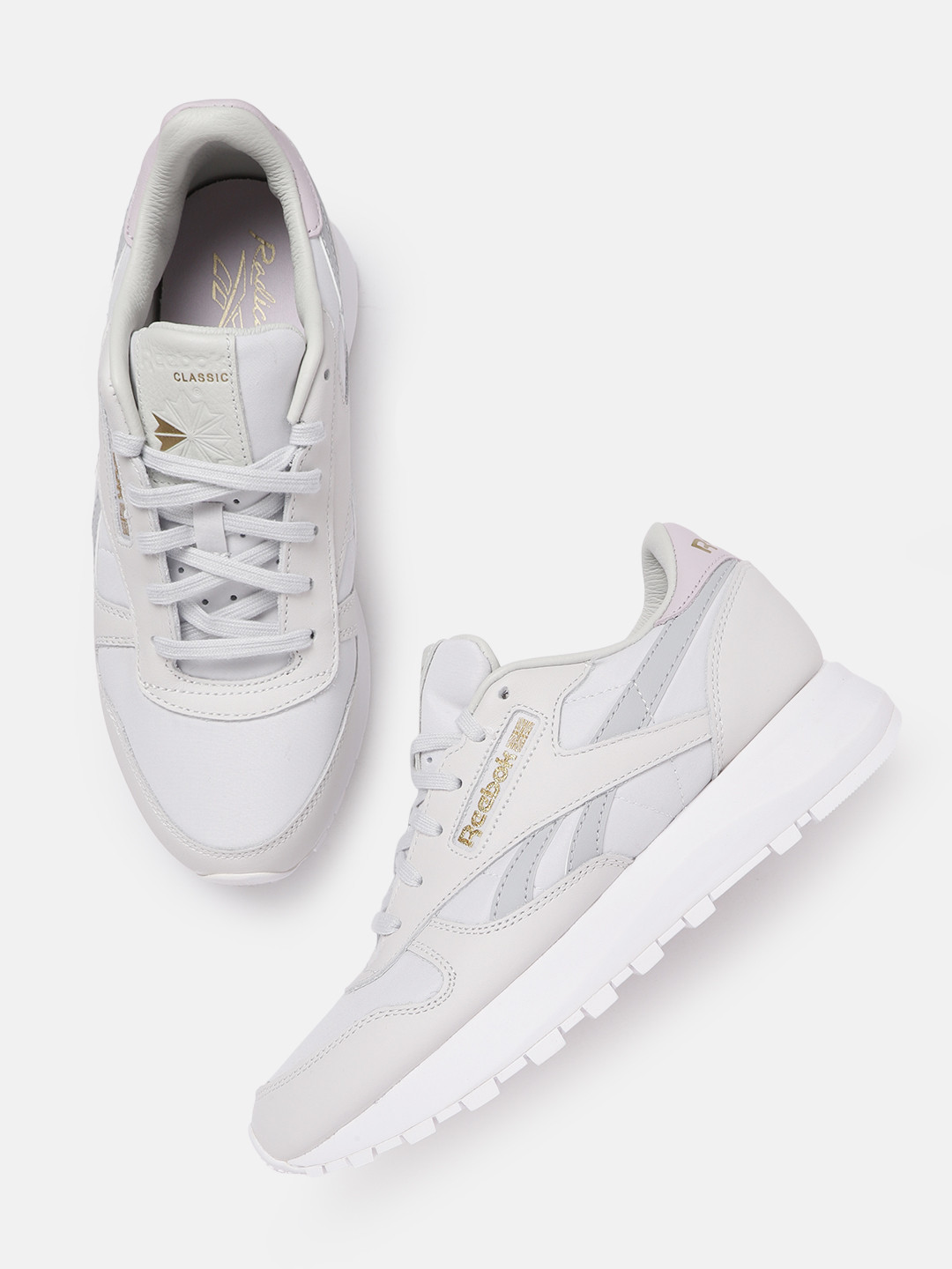 Buy Reebok Classic Women White Solid Leather SP Sneakers Casual Shoes for Women 16996076 Myntra