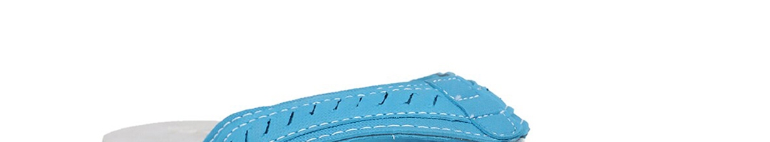 Buy Bata Women Blue & Grey Printed Room Slippers - Flip Flops for Women ...