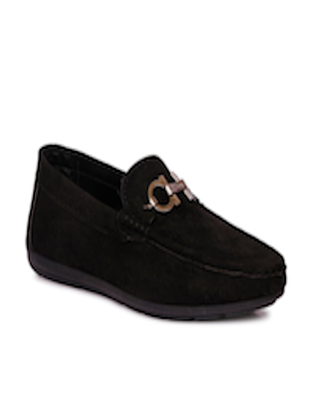 Buy CIPRAMO SPORTS Men Black Solid Velvet Loafers - Casual Shoes for ...