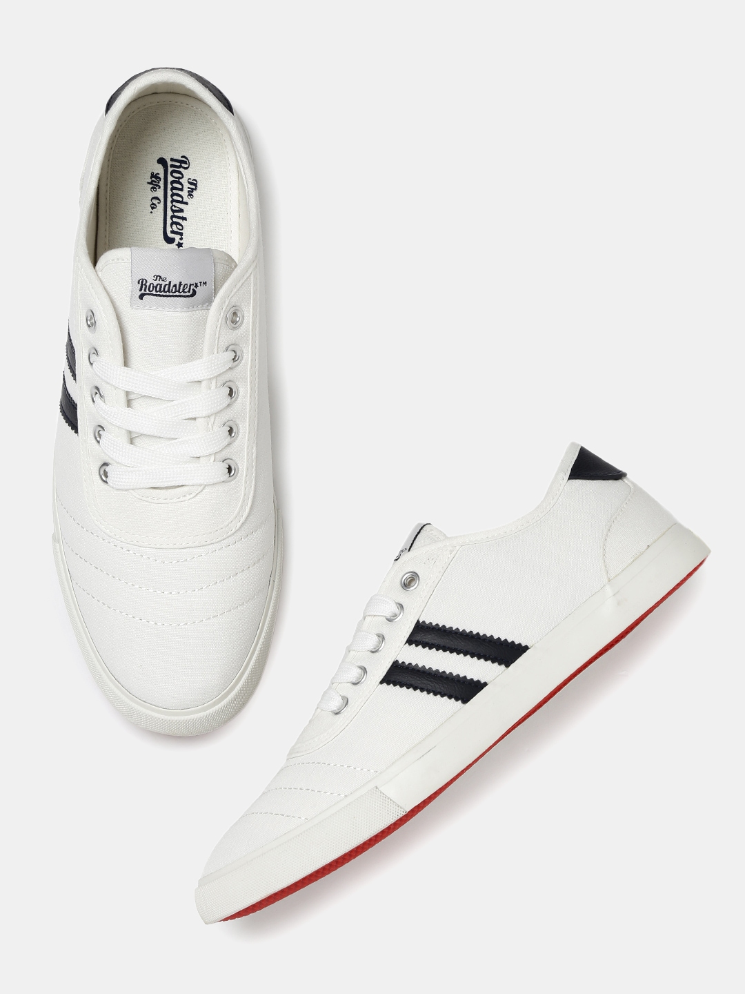 Buy Roadster Men White Sneakers - Casual Shoes for Men 1701801 | Myntra