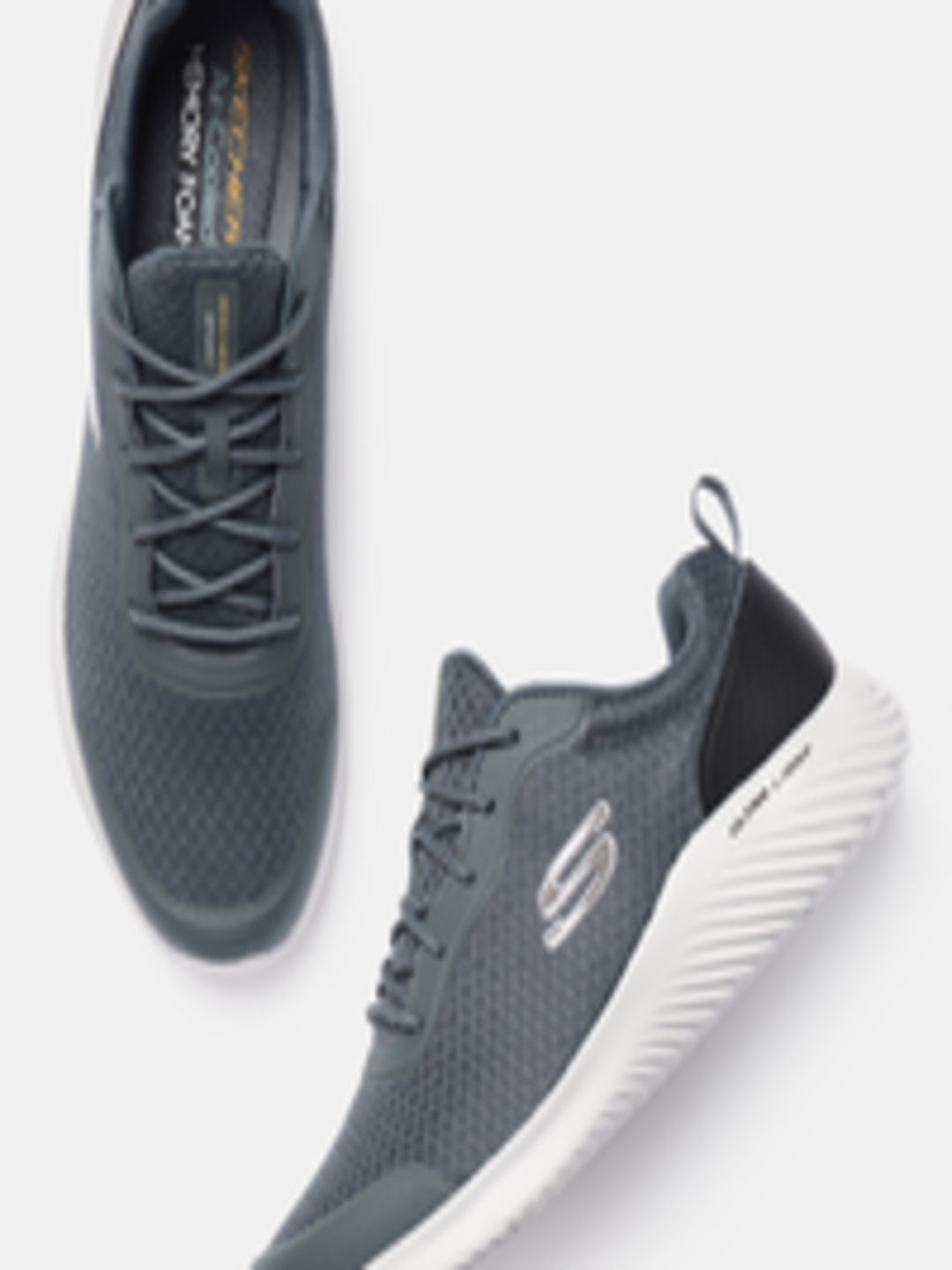 Buy Skechers Men Grey BOUNDER VOLTIS Sneakers - Casual Shoes for Men ...