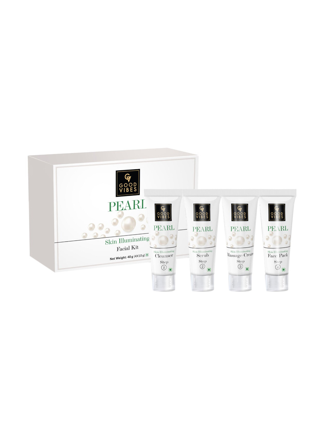 Buy Good Vibes Pearl Skin Illuminating Facial Kit 40 G Facial Kit for