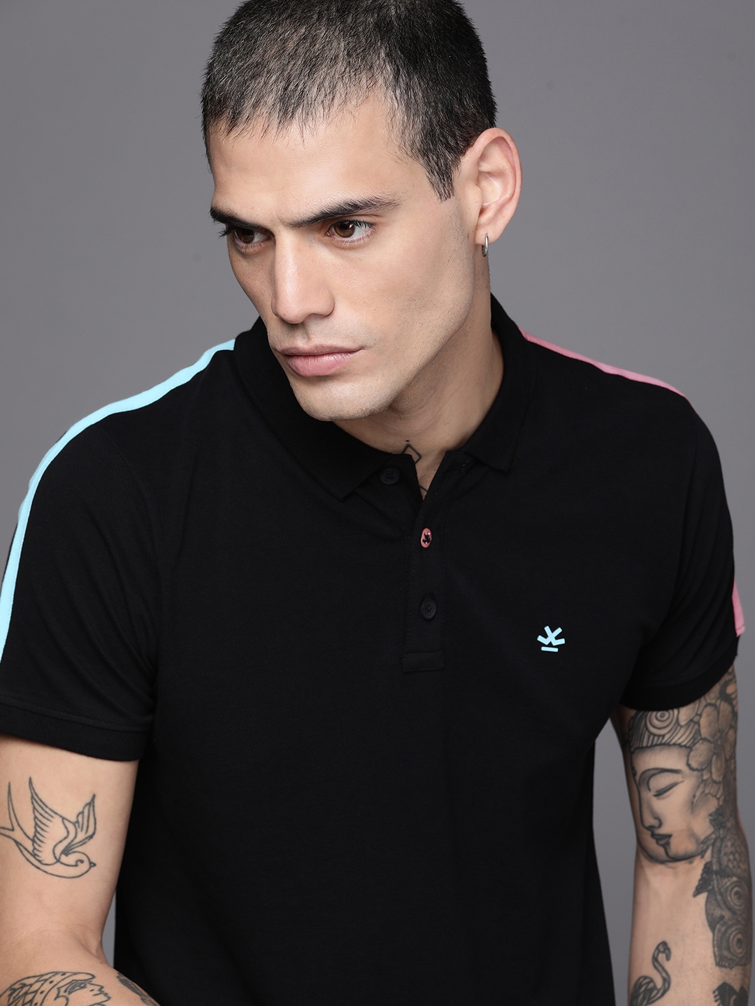 wrogn collar t shirts