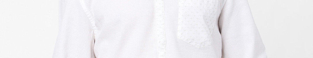 Buy Celio Men White Cotton Casual Shirt - Shirts for Men 17030126 | Myntra