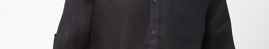 Buy Celio Men Black Linen Casual Shirt - Shirts for Men 17030146 | Myntra