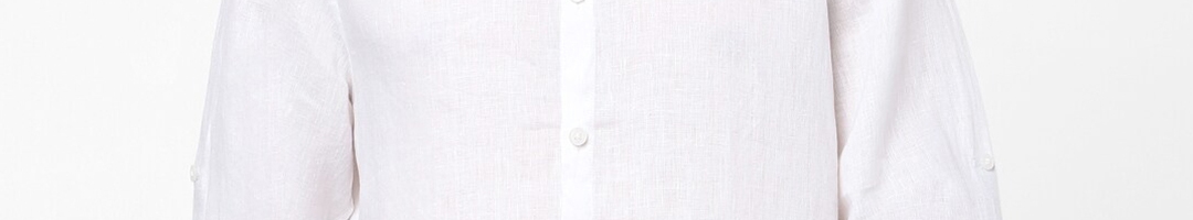 Buy Celio Men White Casual Linen Shirt - Shirts for Men 17030148 | Myntra