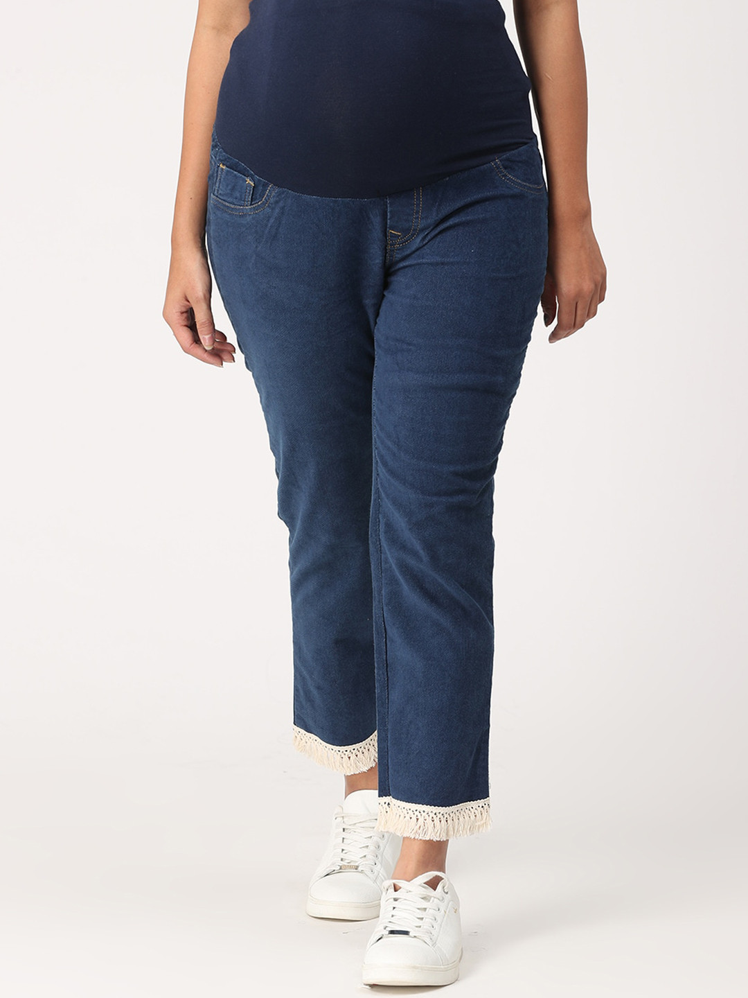 Buy CHARISMOMIC Women Blue High Rise Maternity Jeans Jeans for Women