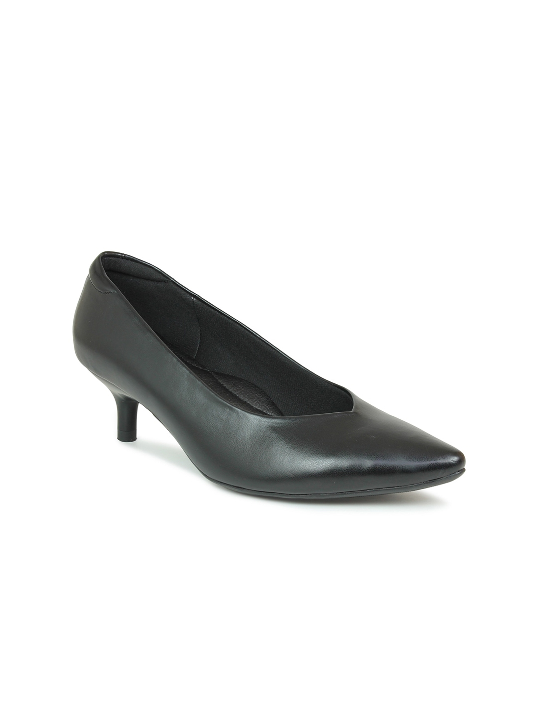 Buy Inc 5 Black Kitten Pumps - Heels for Women 17032396 | Myntra