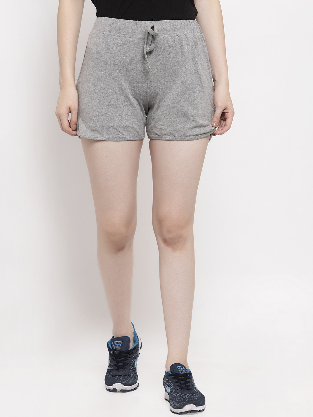 Buy UnaOne Women Grey Sports Shorts Shorts for Women 17044698 Myntra
