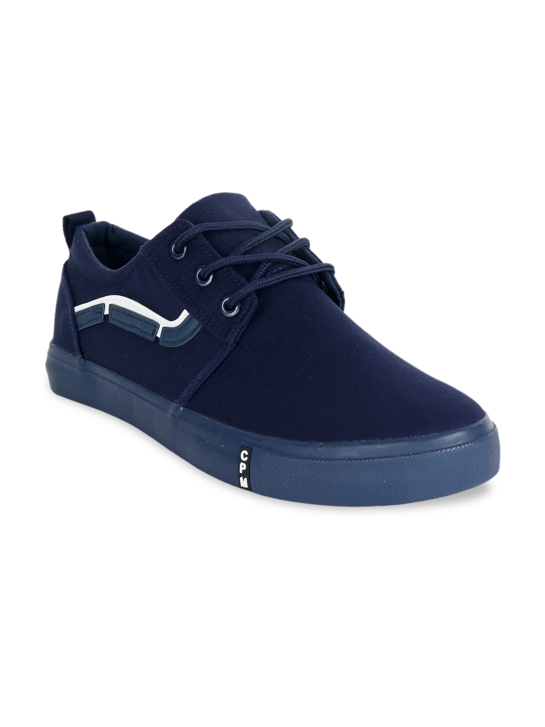 Buy CIPRAMO SPORTS Men Navy Blue Canvas Sneakers - Casual Shoes for Men ...