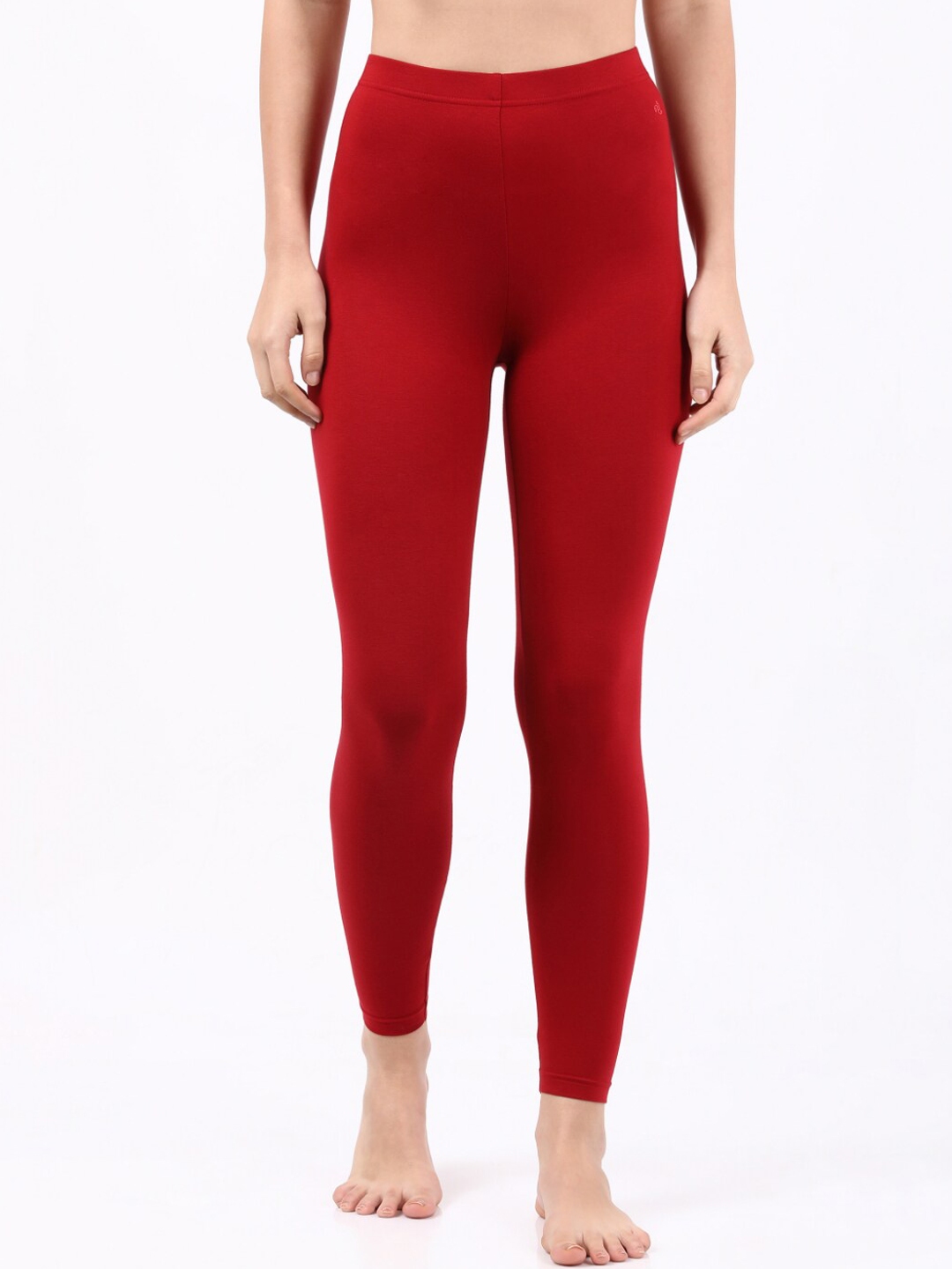 Buy Jockey Women Red Solid Jeggings - Leggings for Women 17048682 | Myntra