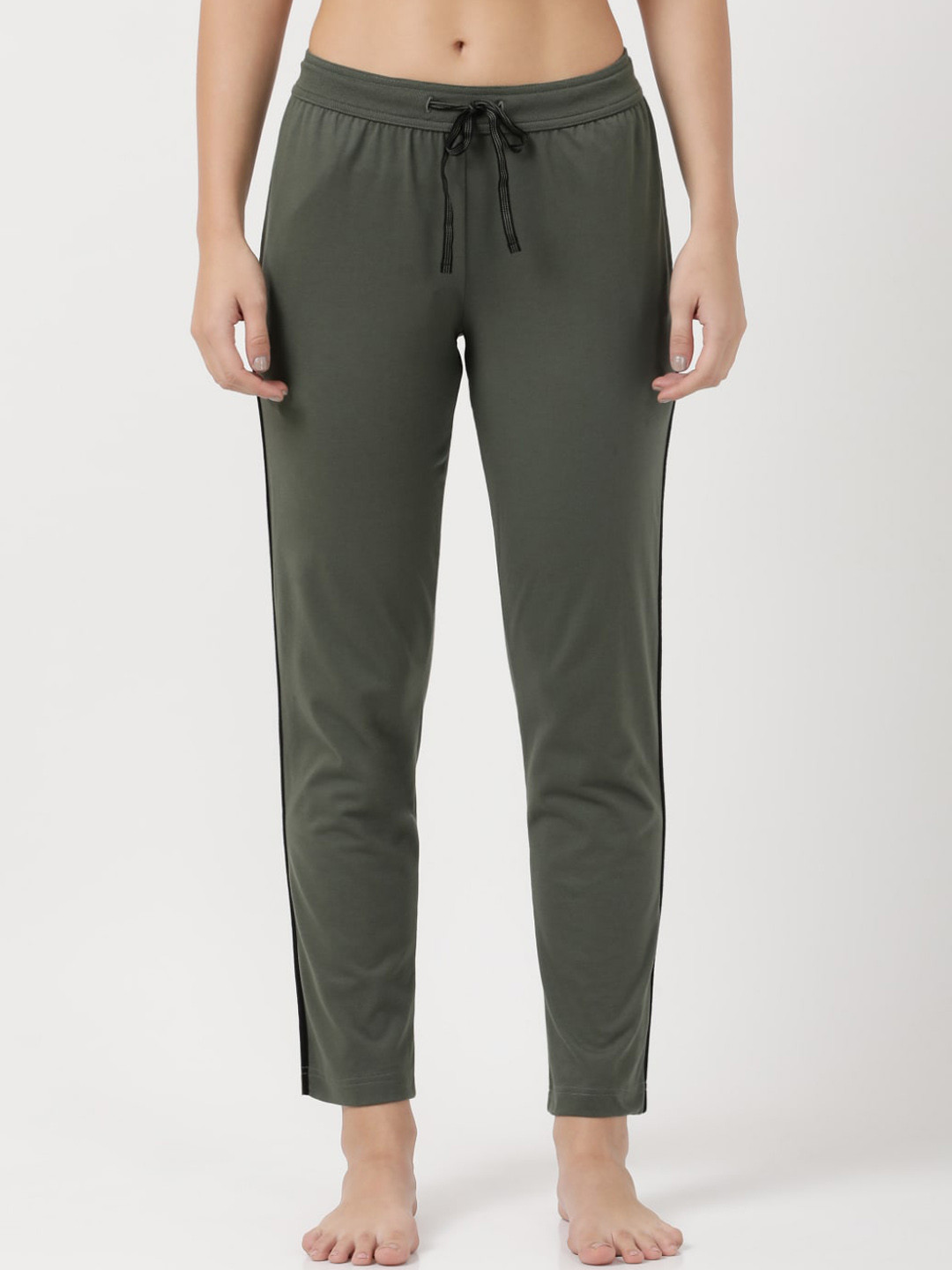 Buy Jockey Women Green Solid Track Pants Track Pants for Women