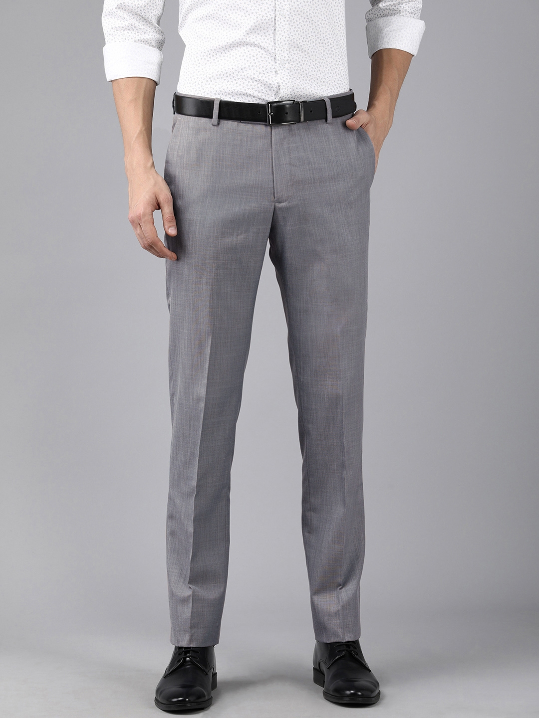 Buy Arrow Men Blue Tailored Trousers - Trousers for Men 17050866 | Myntra