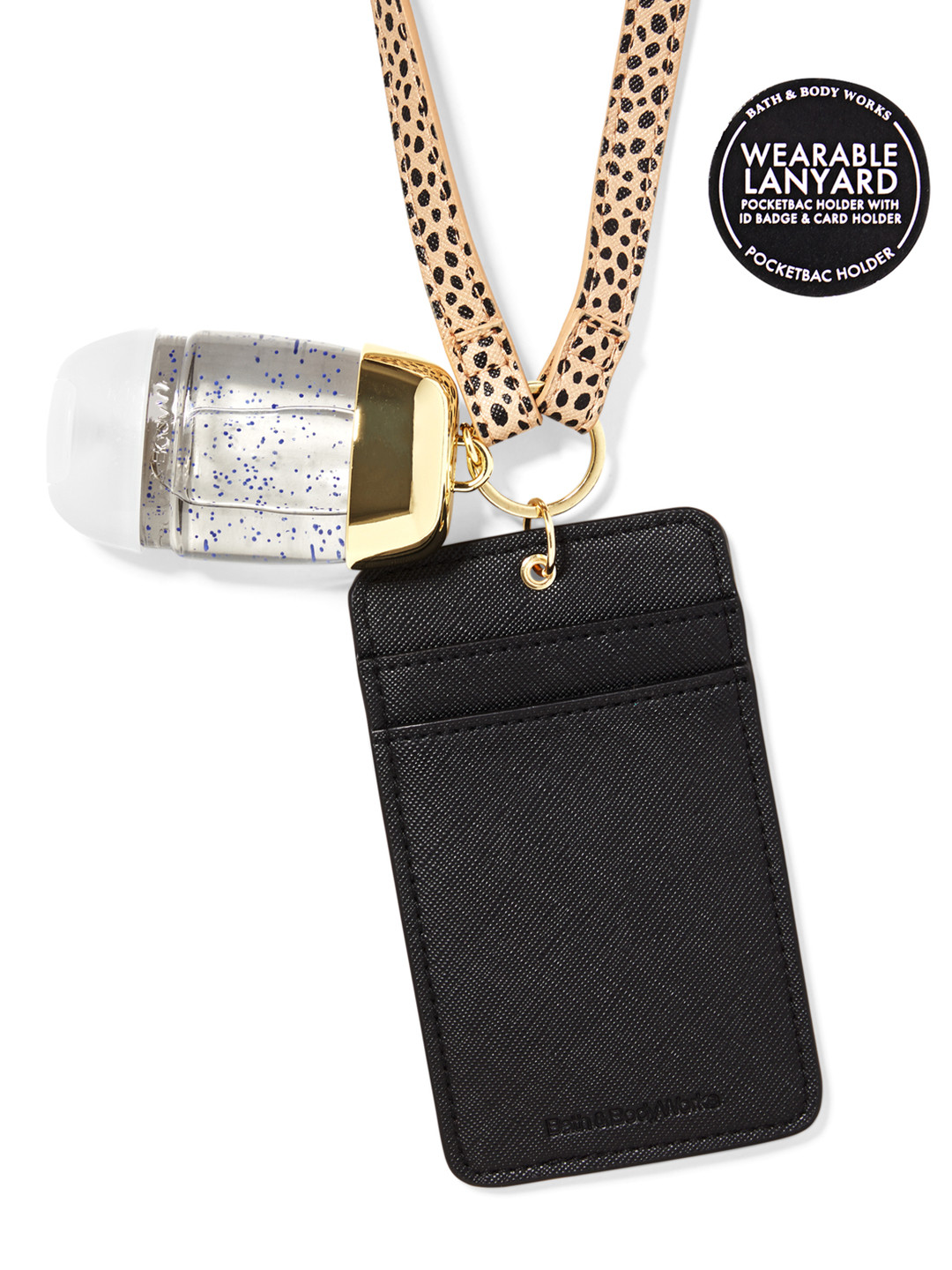 Buy Bath & Body Works Wearable Lanyard Cheetah ID Card PocketBac Holder
