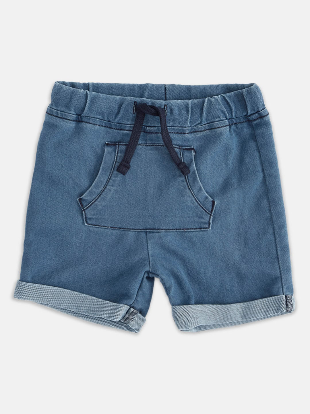 Buy Pantaloons Baby Boys Blue Cotton Denim Shorts Shorts for Boys