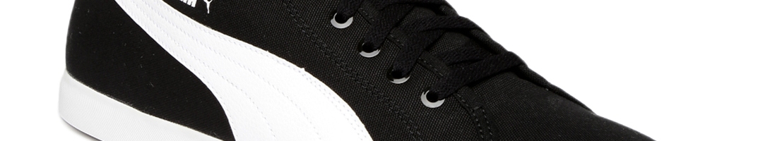 Buy PUMA Men Black & White Elsu V2 Mid CV DP Casual Shoes - Casual ...