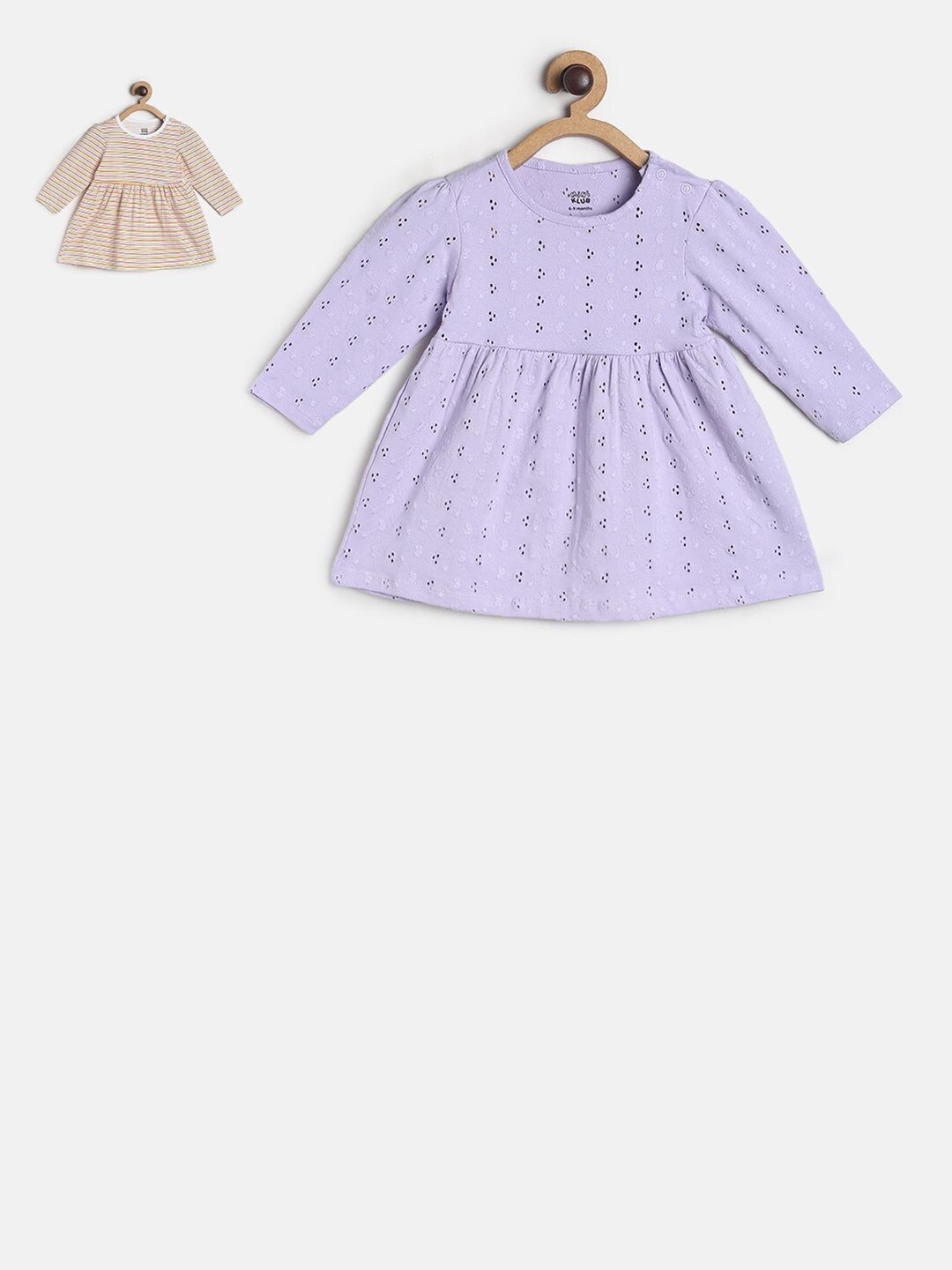 buy-mini-klub-girls-multicoloured-striped-dress-dresses-for-girls