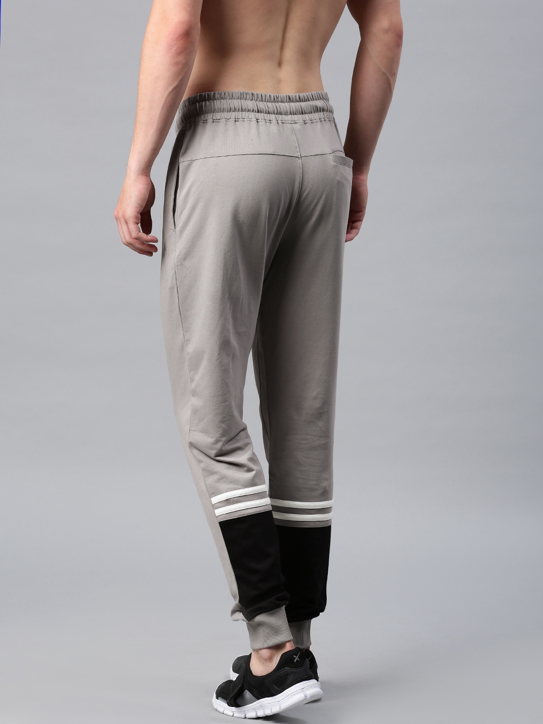 hrx grey track pants