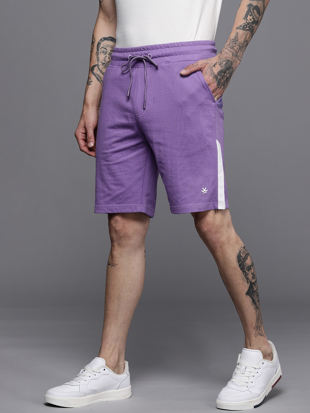 Buy WROGN Men Purple Shorts Shorts for Men 17065452 Myntra