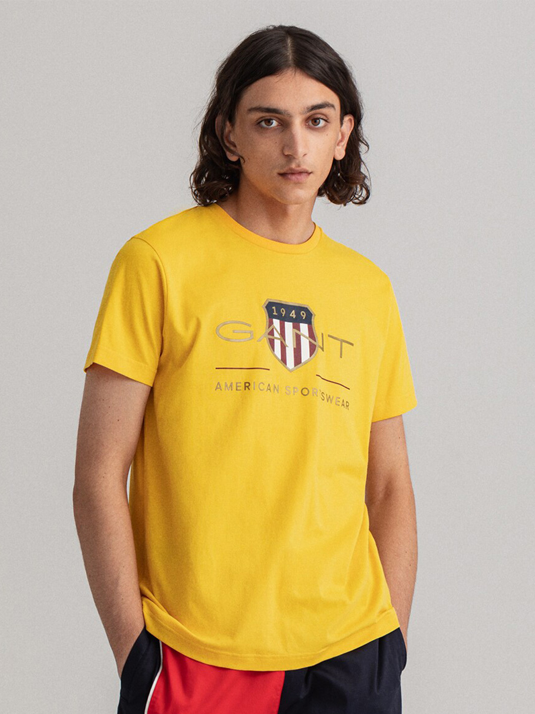 Buy GANT Men Yellow Printed T Shirt Tshirts for Men 17075836 Myntra