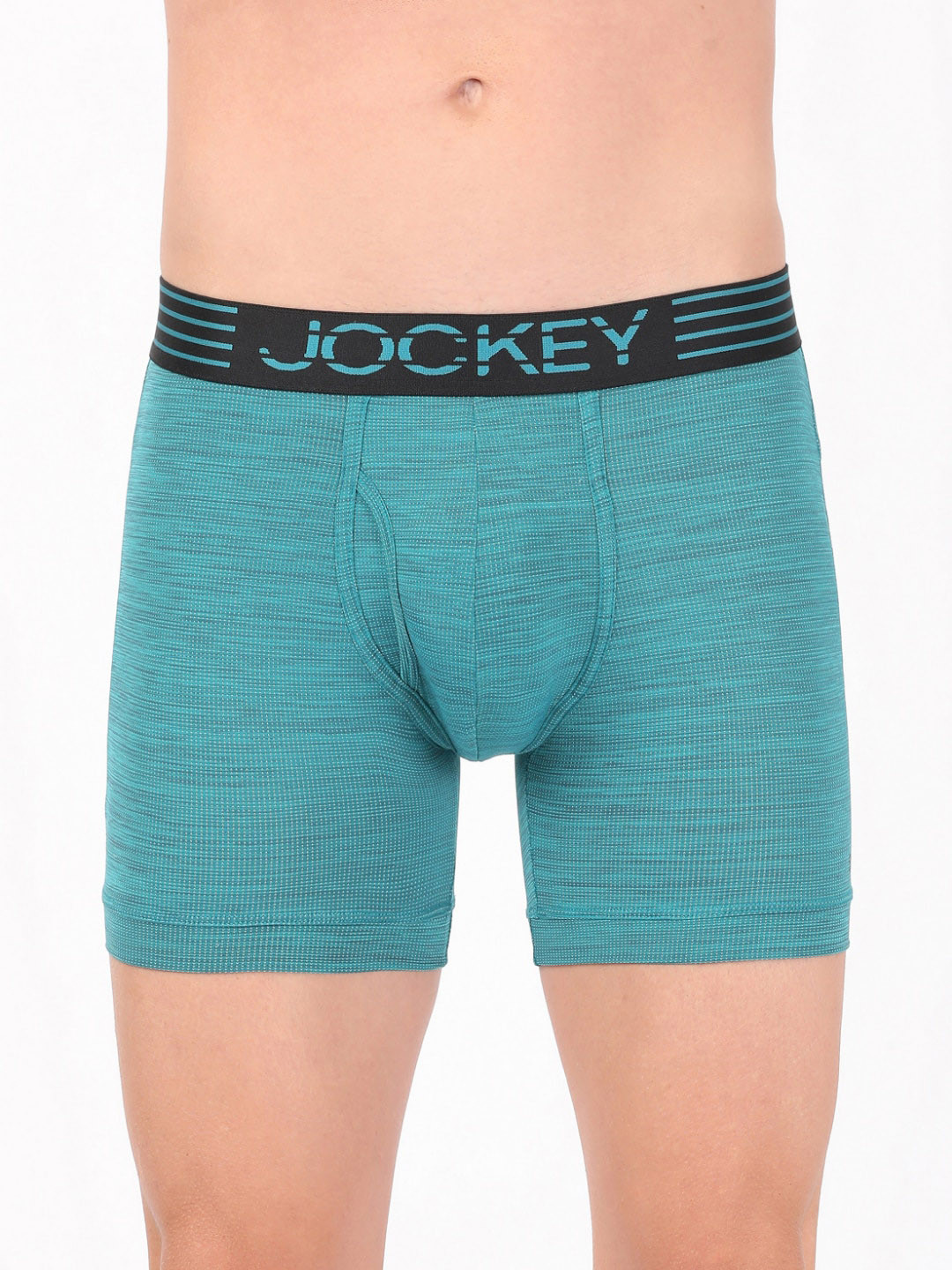 Buy Jockey Men Blue Solid Mid Rise Boxer Trunk MM06 0105 OCNDE Trunk