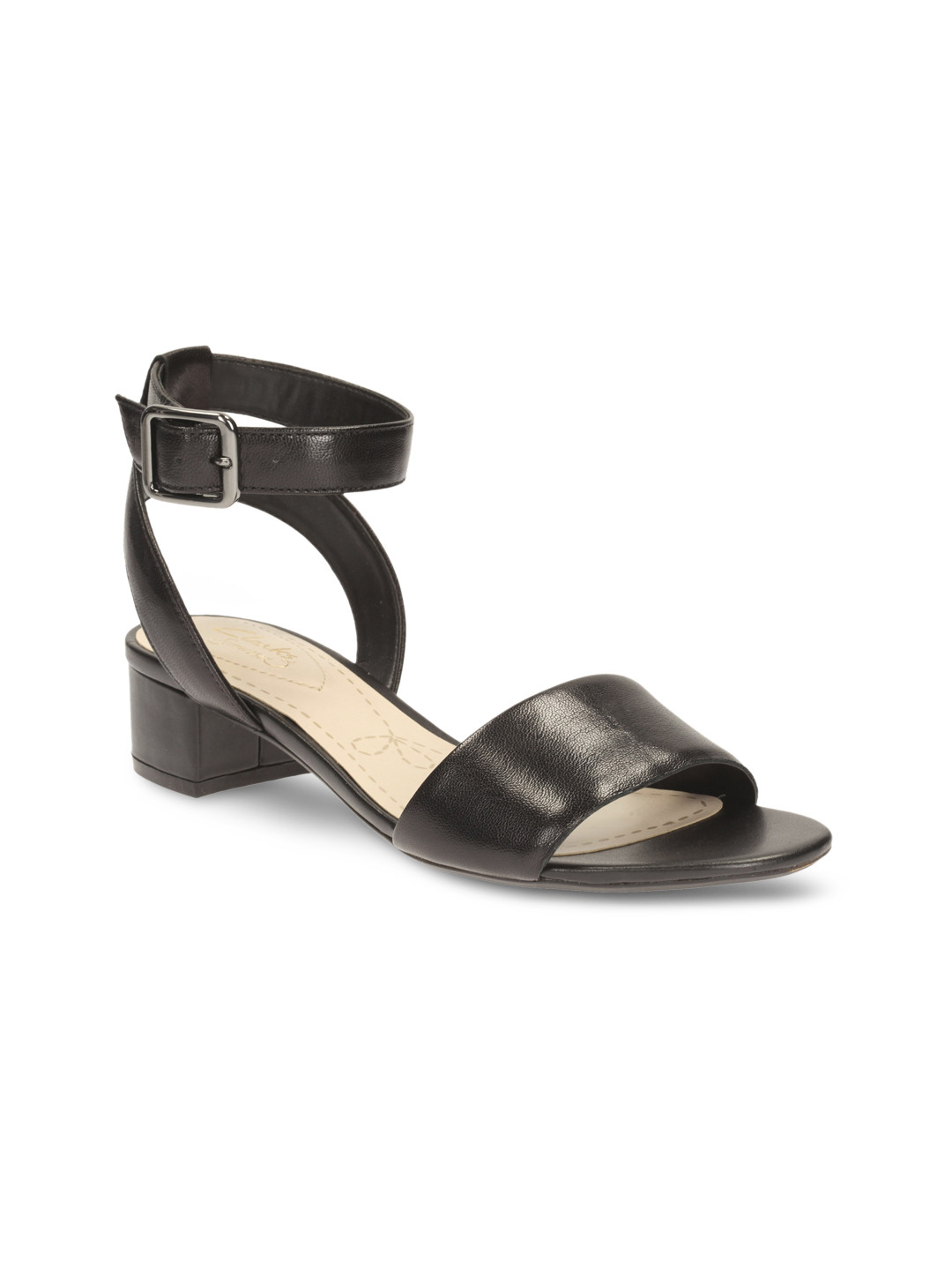 clarks black heels