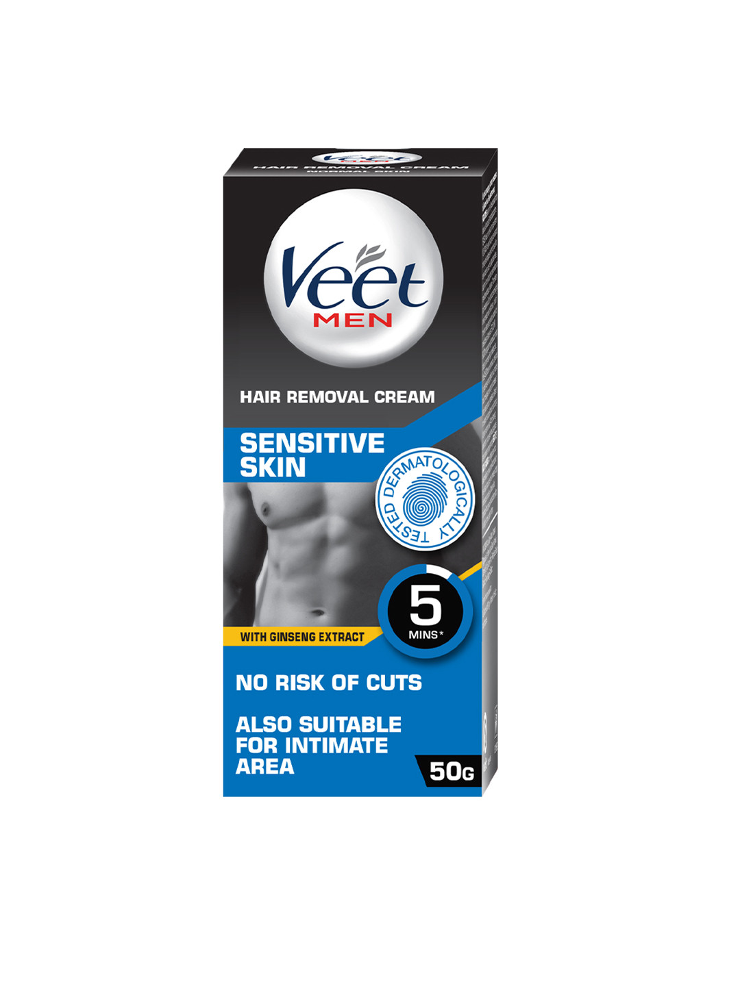 Buy Veet Men Hair Removal Cream With Ginseng Extract For Sensitive Skin
