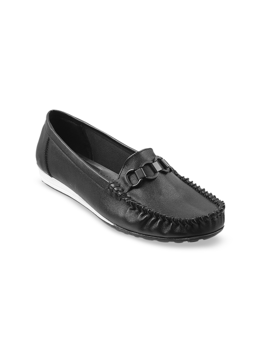 Buy Metro Women Black Loafers - Casual Shoes for Women 17118116 | Myntra