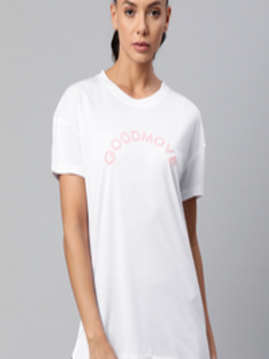 Buy Marks & Spencer Women White Typography Printed T Shirt - Tshirts ...