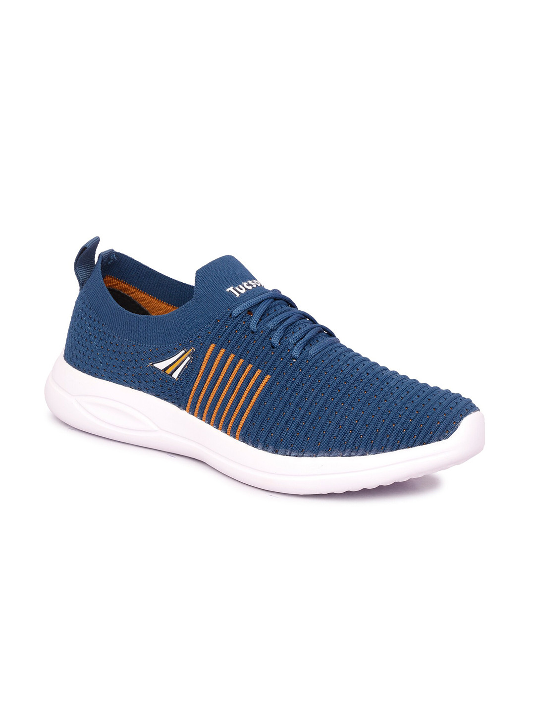 Buy Tucson Men Blue & White Mesh Walking Shoes Sports Shoes for Men