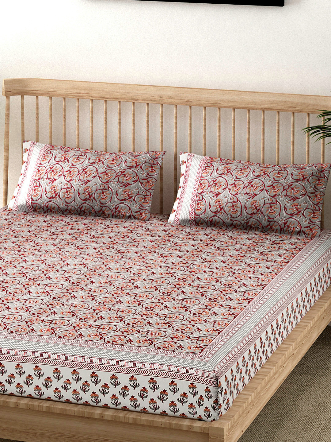 Buy EK BY EKTA KAPOOR Bagh Journal Printed Pure Cotton 120 TC King