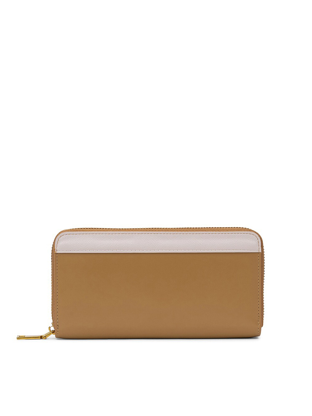 Buy MIRAGGIO Mustard Yellow Solid Zip Around Wallet Wallets for Women