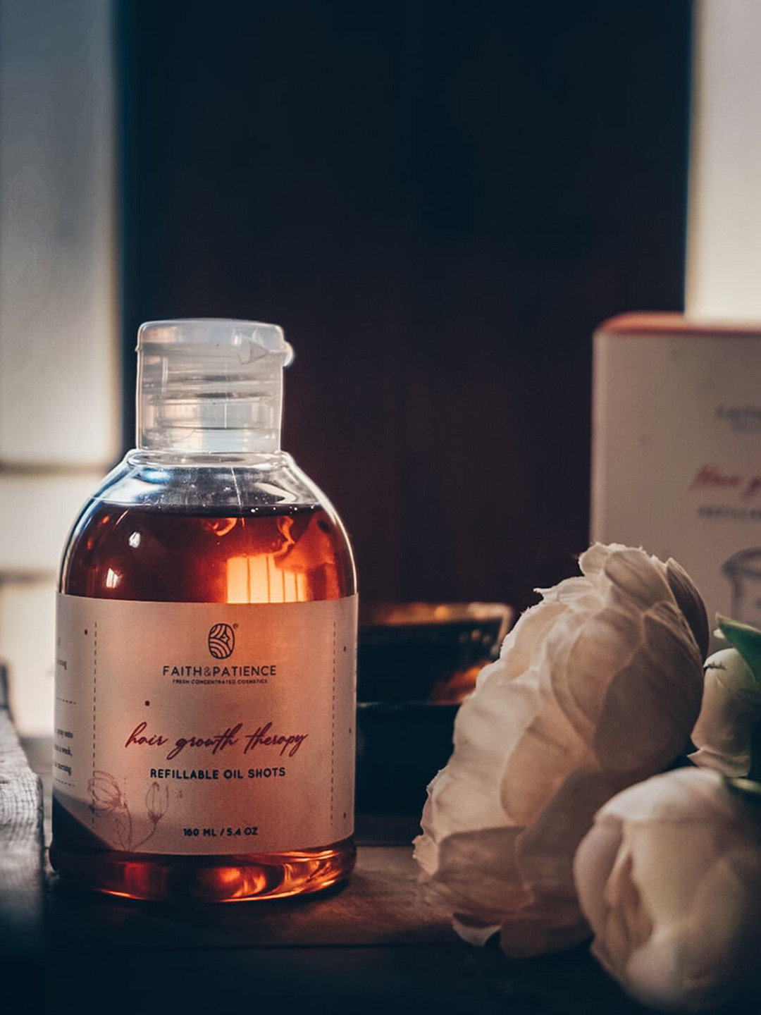 Buy FAITH&PATIENCE Hair Growth Therapy Oil With Refillable Oil Shots