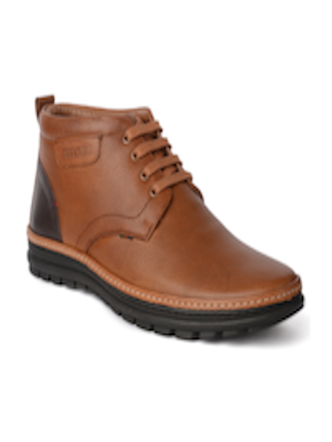 Buy Buckaroo Men Tan Genuine Leather Boots - Casual Shoes for Men ...