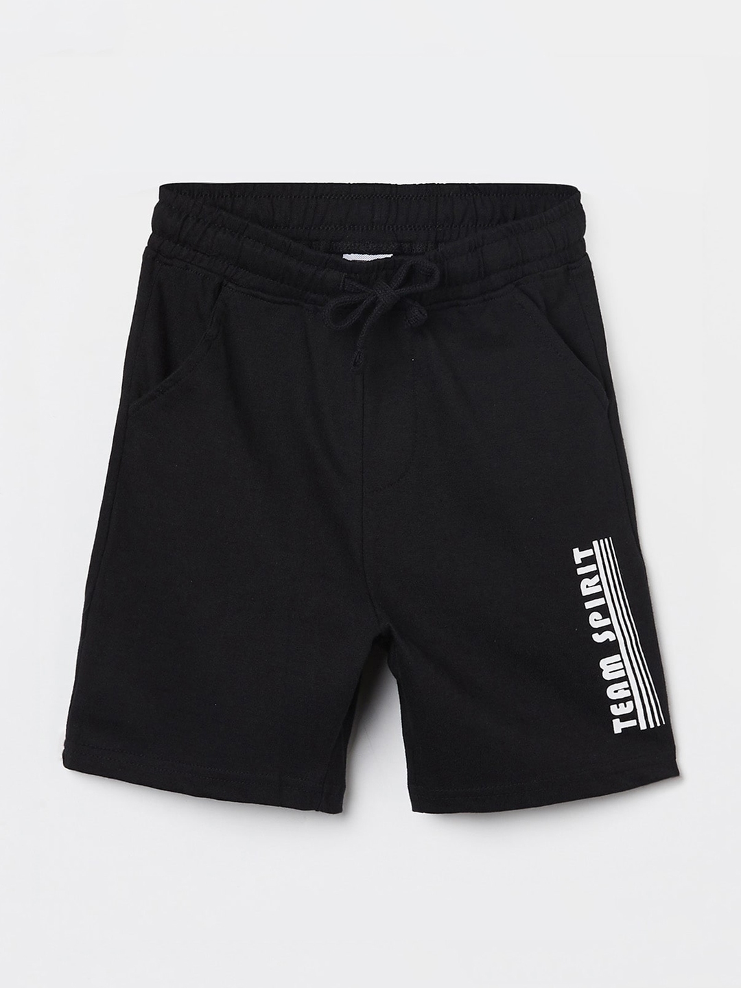 Buy Fame Forever By Lifestyle Boys Black Cotton Sports Shorts - Shorts ...