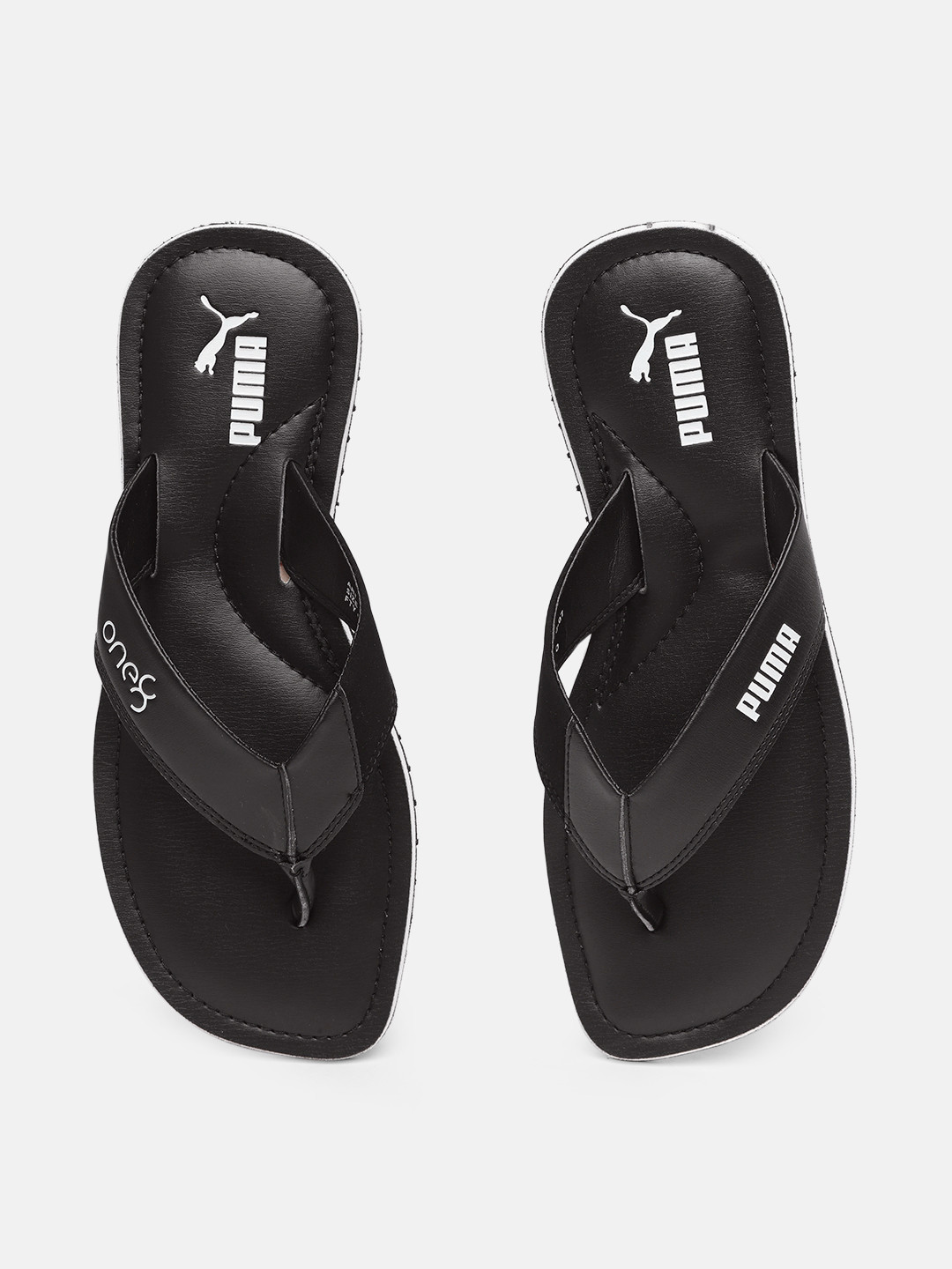 Buy One8 X PUMA Men Black Virat Kohli Harp Thong Flip Flops Flip
