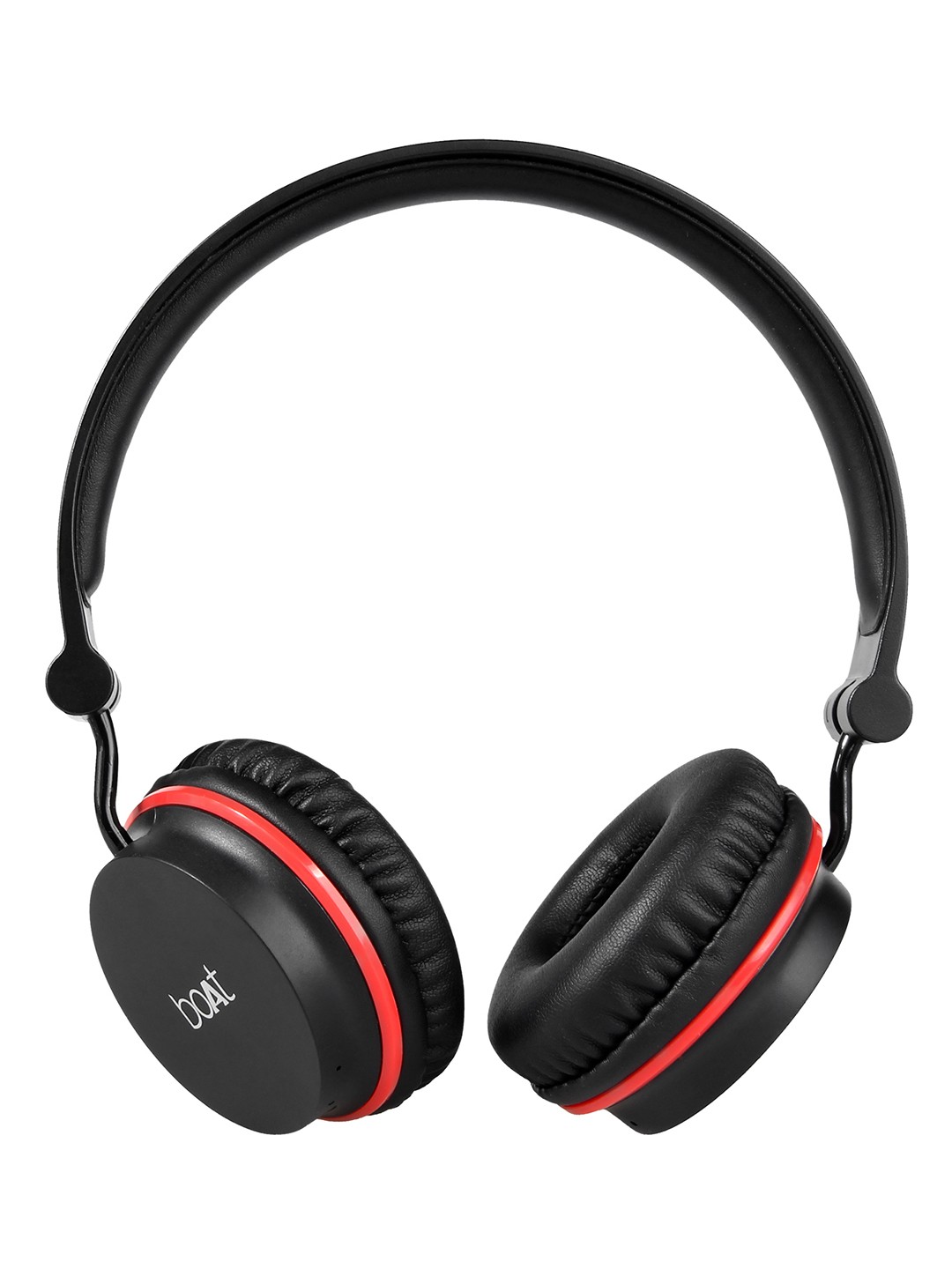 Buy BoAt Unisex Black & Red Rockerz 400 Wireless On Ear Bluetooth Headphones With Mic