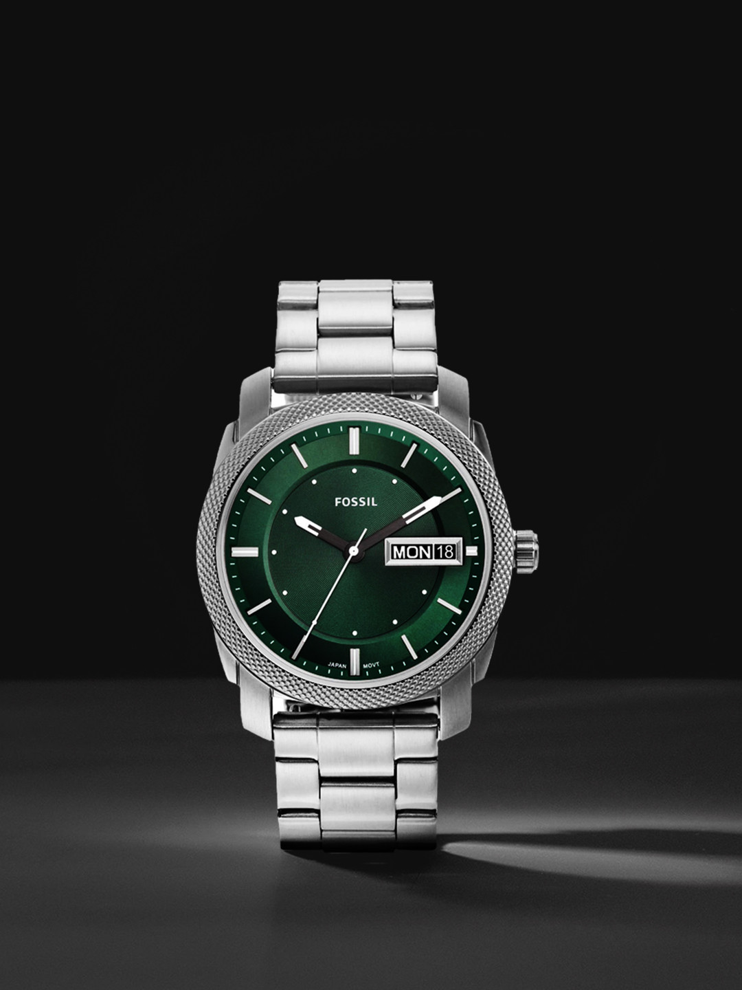 Buy Fossil Men Green Dial Stainless Steel Bracelet Style Straps