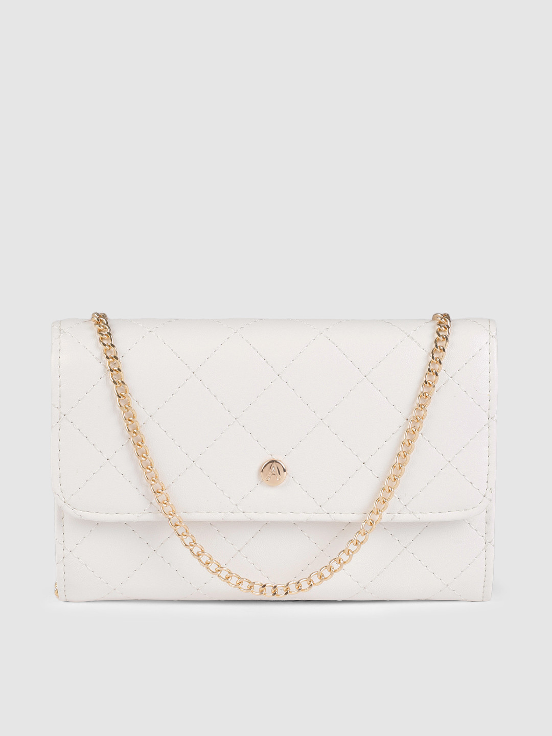 Buy Accessorize White Quilted Sling Bag Handbags for Women 17174590