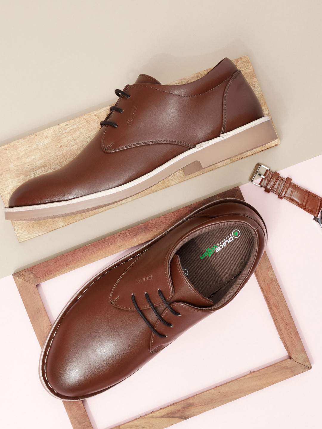 duke brown casual shoes