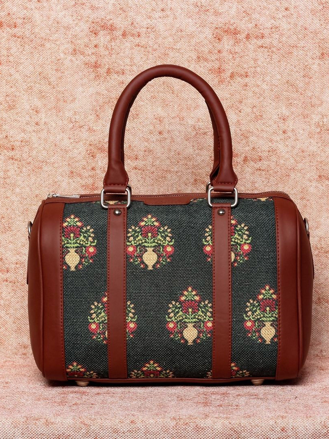 Buy ZOUK Green Bowling Handheld Bag Handbags for Women 17177050 Myntra