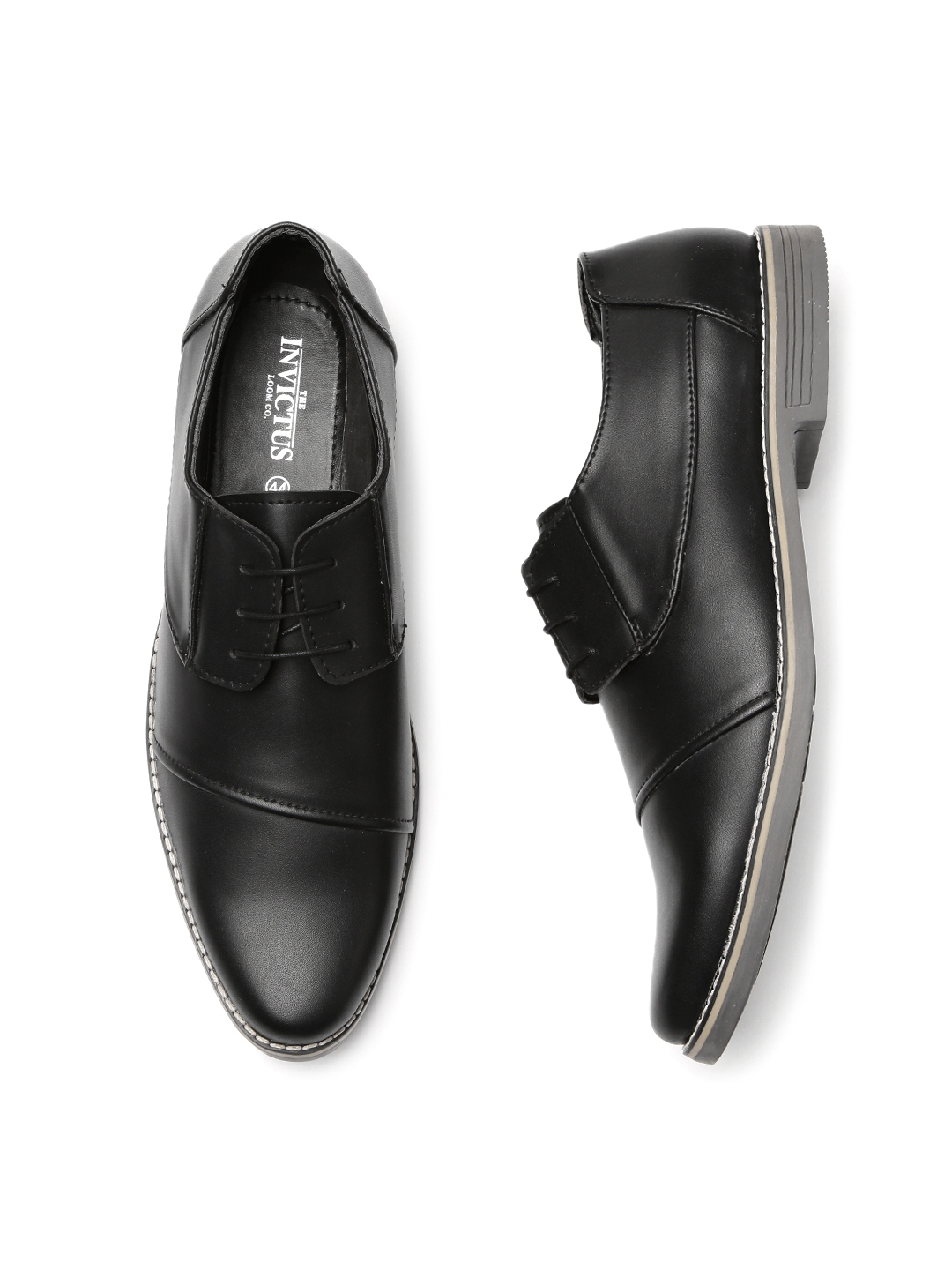 invictus black formal shoes
