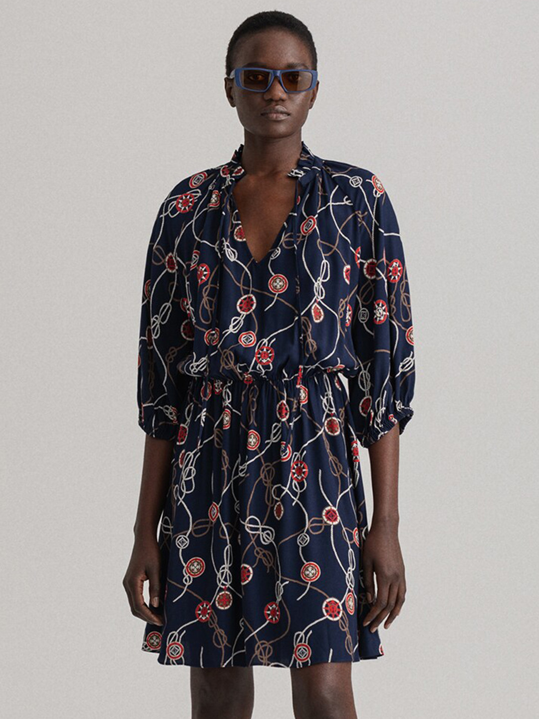 Buy GANT Blue Floral A Line Dress Dresses for Women 17183998 Myntra