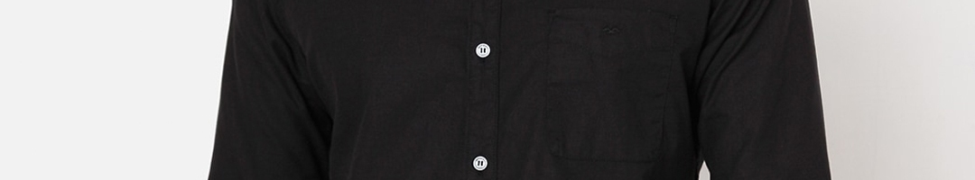 Buy Mufti Men Black Slim Fit Casual Shirt - Shirts for Men 17187772 ...